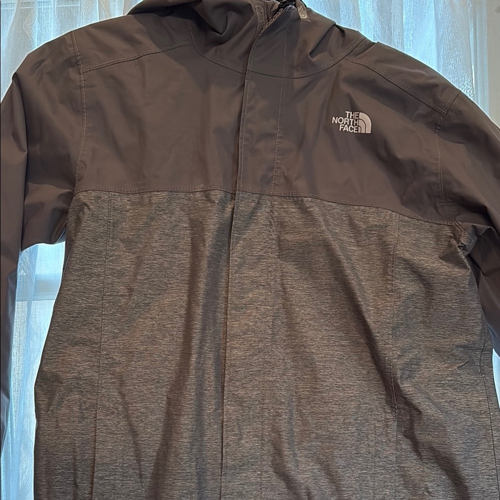 The North Face Gray Windbreaker Lightweight Jacket, boys size 14-16